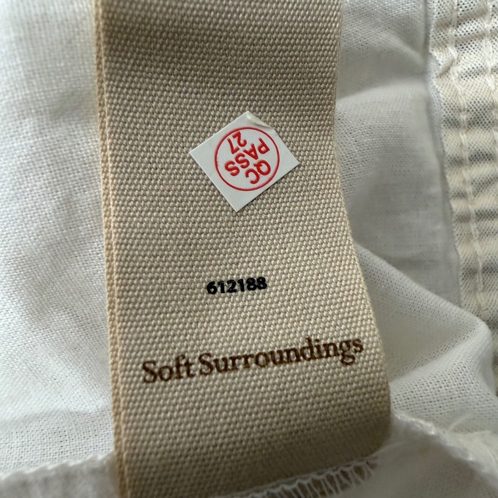 Soft Surroundings Soft Glow Foil Button Front Jacket Champagne Metallic 1X 2HG08 - Picture 9 of 9